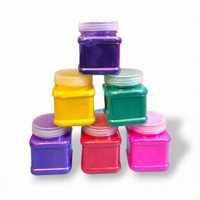 Picture of Holi Colored for Fun Runs, Toss, Rangoli, Color War, Party & Festivals  Combo Pack of 6 (6x100gm=600gm) 