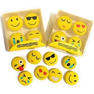 Picture of Emoji Pencil Eraser 4pc Set  