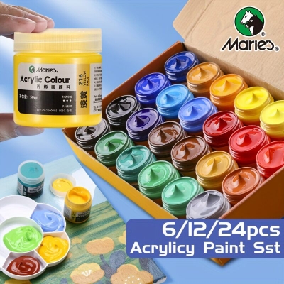 Picture of Marie's Professional Acrylic Paint 50ml Set 12/24 color 