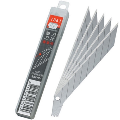 Picture of Small 9mm Anti-Cutter Blades Pack of 10 9mm-1box