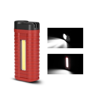 Picture of 2 Model COB Led Flashlight Night Walking Lighting Car Maintenance Work Torch Metal Clip Camping Flashlight Use 3*AAA Batter 1ps-Multicolor