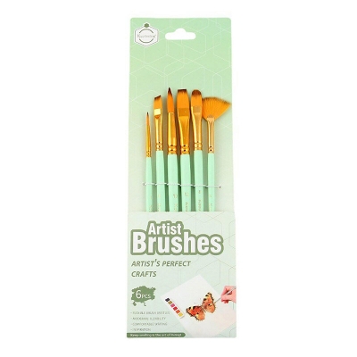 Picture of KeepSmiling Artist Brush 6ps (A6332) Artist Perfect Craft 1set-A6332