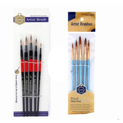 Picture of KeepSmiling Artist Round Brush 5ps In 1 Packet 