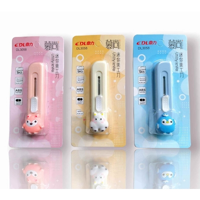 Picture of Unleash Convenience with the Cute Mini Utility Cutter 1pc (Multicolor) - Buy 1 Get 1 Offer: Double the Efficiency, Double the Fun Multicolor