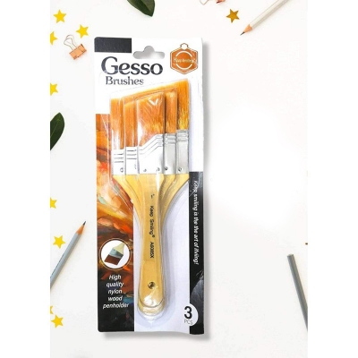 Picture of KeepSmiling Gesso Brush set 3ps A6085x A6085X