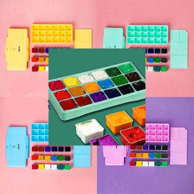 Picture of HIMI Gouache Paint Set Jelly Cup (30ML) - 18 Colors 