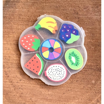 Picture of Kids 7ps Different Eraser set Multicolor