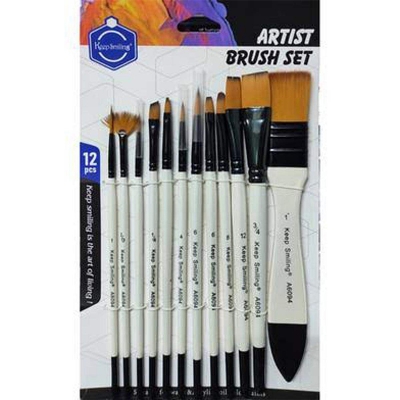 Picture of KeepSmiling Artist Mix Brush Set of 12 pc Model A6094 12-1set
