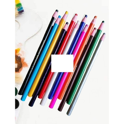 Picture of China Markers Grease Wax Pencil for Glass,Cellophane Fabric,Metal,Skin,Cina Vinyl Non Toxic Art Crayons Marking Pencils Paper-wrapped 12 Pcs Assorted Colours Painting Pen for Coloring Drawing Marking Multicolor
