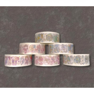 Picture of 6 Rolls Washi Tape Set Collection Scrapbooking Tape Decorative Masking Tape for DIY Crafts and Gift Wrapping 
