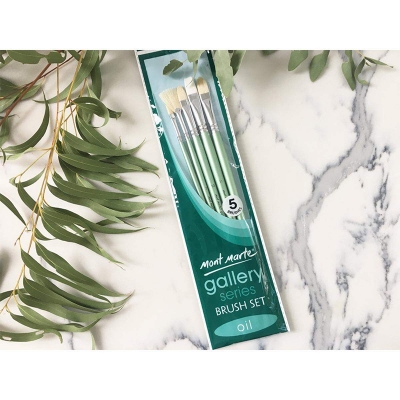 Picture of Gallery Series Brush Set Oils 5pce BMHS0025 Green