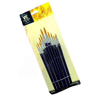 Picture of WY Artist Painting Brush Round Shape 12ps Set / Flat Shape 12ps Set (Choose any set) 