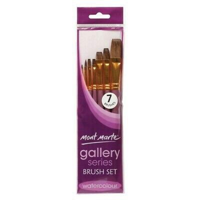 Picture of Mont Marte - Gallery Series Brush Set Watercolor 7ps 7ps