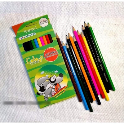 Picture of Student colour pencil 12pcs set Multicolor