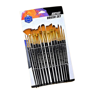 Picture of KeepSmiling Artist Brush 15pcs Model:6128M Black