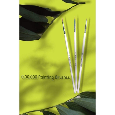 Picture of KeepSmiling 0 Size Artist Brush 3ps (0,00,000) White