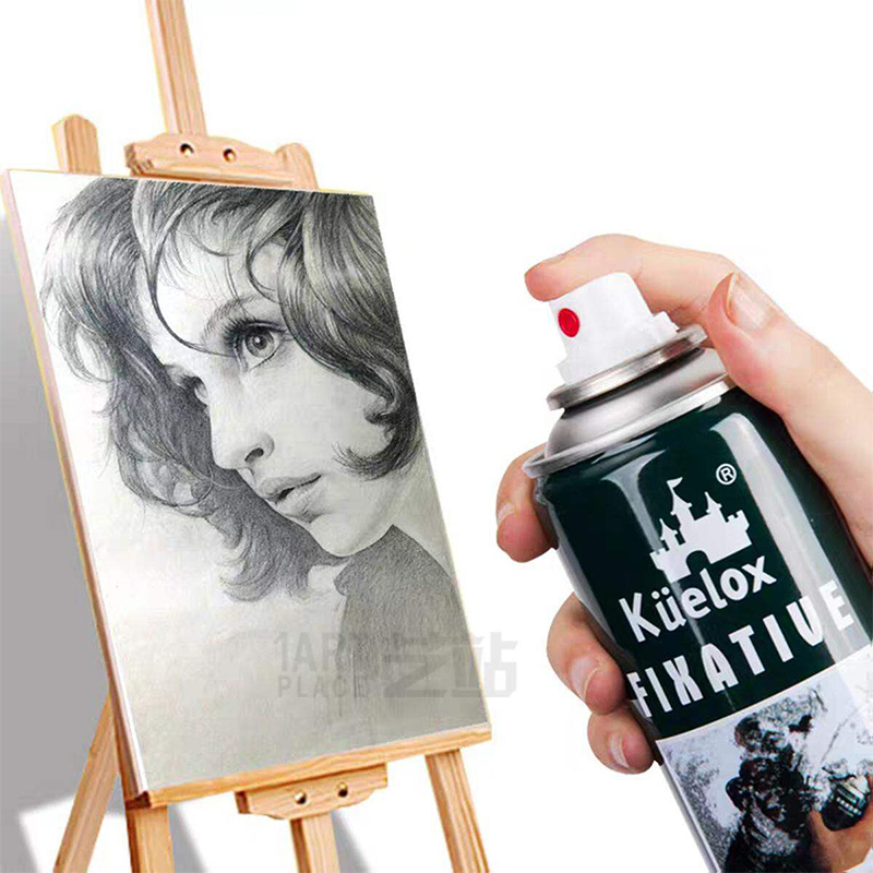 Picture of Kuelox Fixative Spray For Sketch, Charcoal, Pastel 180ml/300 ml 