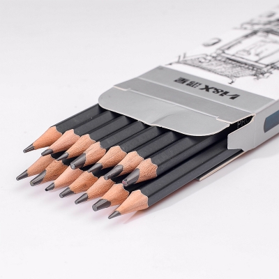 Picture of 14pcs Professional Drawing Sketch Pencil Set Graphite Pencil Art Supplies 6H 4H 2H HB BB 2B 3B 4B 5B 6B 7B 8B 10B 12B 14pcs Black