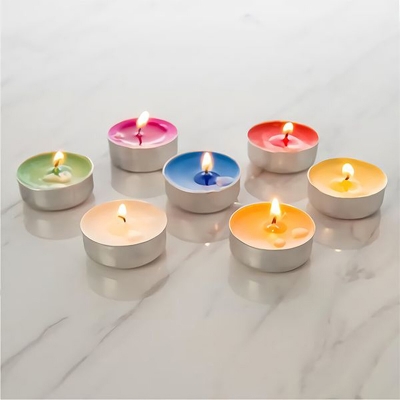 Picture of Chinese Classic Round Shape Decoration Floating Candle 10pcs 