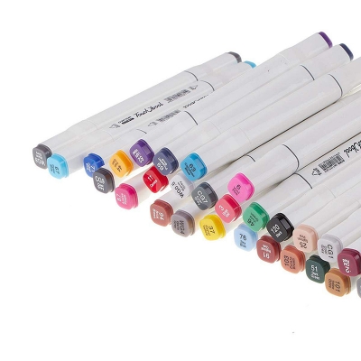 Picture of Art Dual Tip Head Marker 36 Colours China Multicolor