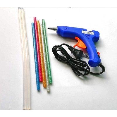 Picture of Small Glue Gun(7mm to 7.5m) + Glue Stick Combo Multicolor