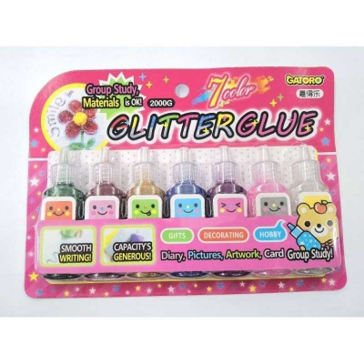 Picture of Craft, Diy, Glitter Glue 1Set Multicolor 6ps-Small
