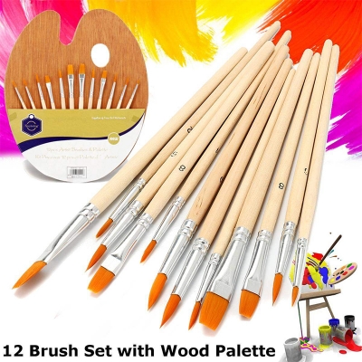 Picture of KeepSmilling New 12ps Artist Brush & Plette 