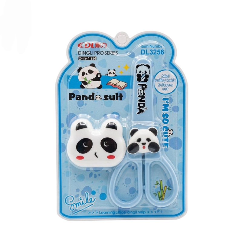 Picture of Kids Knife & Scissors Set  2-in-1 (Any 1 Design Will Be Sent) Multicolor