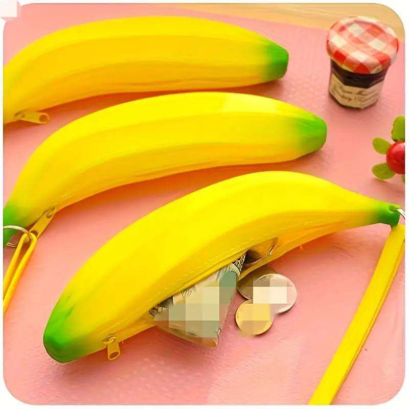 Picture of Soft Silicone purse bag pencil case mango craft bag 1 pcs Mango