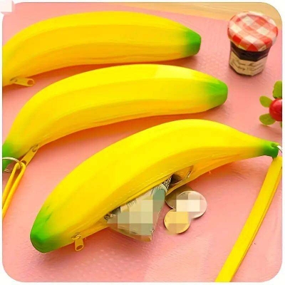 Picture of Soft Silicone purse bag pencil case mango craft bag 1 pcs Mango