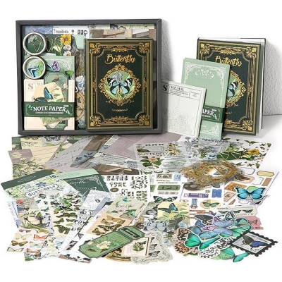Picture of Warm Mail Series Scrap Booking Gift Set Send Any 1 set . Multicolor