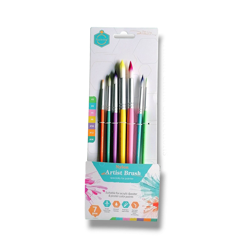 Picture of Keepsmiling Rainbow Nylon Artist Brush Set
