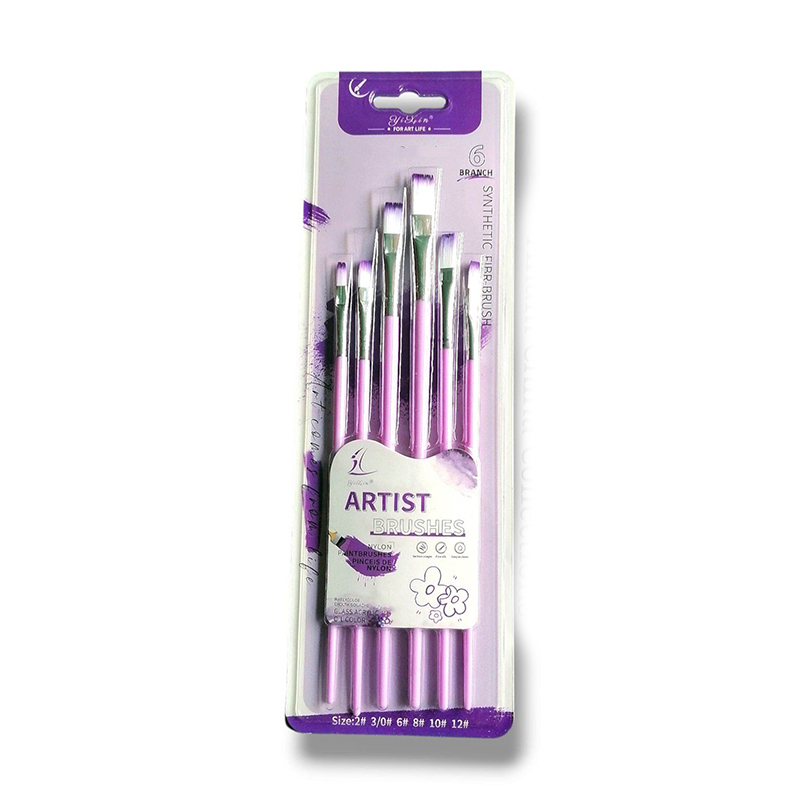 Picture of Snthetic Fiber-Artist Brush 6pcs Set 5 different Model 