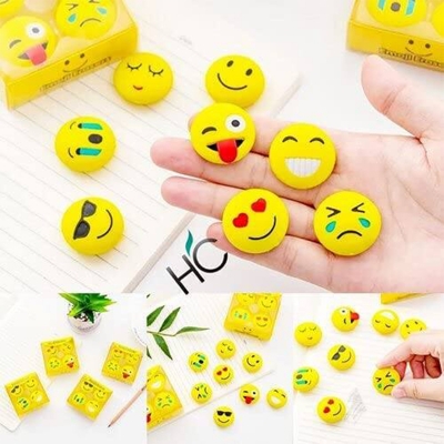 Picture of Emoji Pencil Eraser 4pc Set  