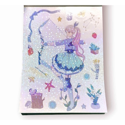 Picture of Shining Stickers Book set (98mm x 130mm- 1Book 20 pages)  Multicolor