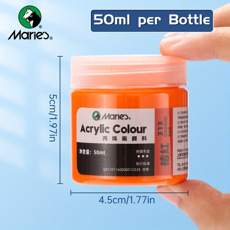Picture of Marie's Professional Acrylic Paint 50ml Set 12/24 color 