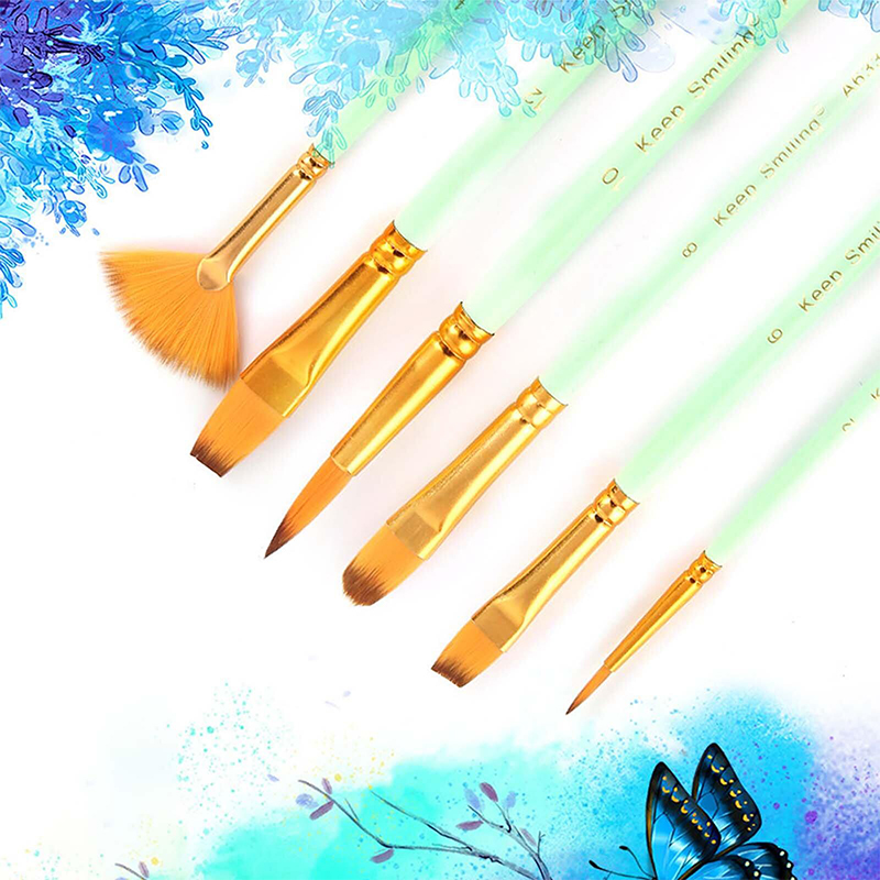 Picture of KeepSmiling Artist Brush 6ps (A6332) Artist Perfect Craft 1set-A6332