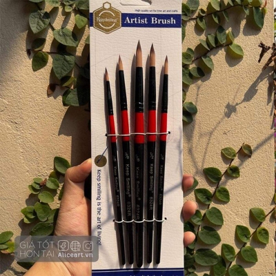 Picture of KeepSmiling Artist Round Brush 5ps In 1 Packet 