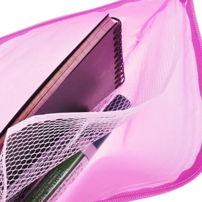 Picture of A4 Zipper File Size Bags Waterproof Double Layer Stationery File Storage Packing Zip Lock Folders Bags (BUY 1 GET 1) Black