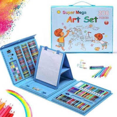Picture of Drawing Art Set Painting Drawing Supplies 208 Pcs For Kids Box Artist Printing Art Set 208ps set