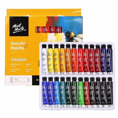 Picture of Mont Marte Acrylic Paints Signature 12ml 24pc 24pc 12ml