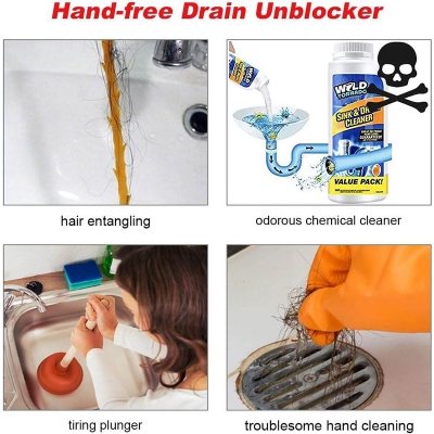 Picture of Drains Sink cleaning pipe Black