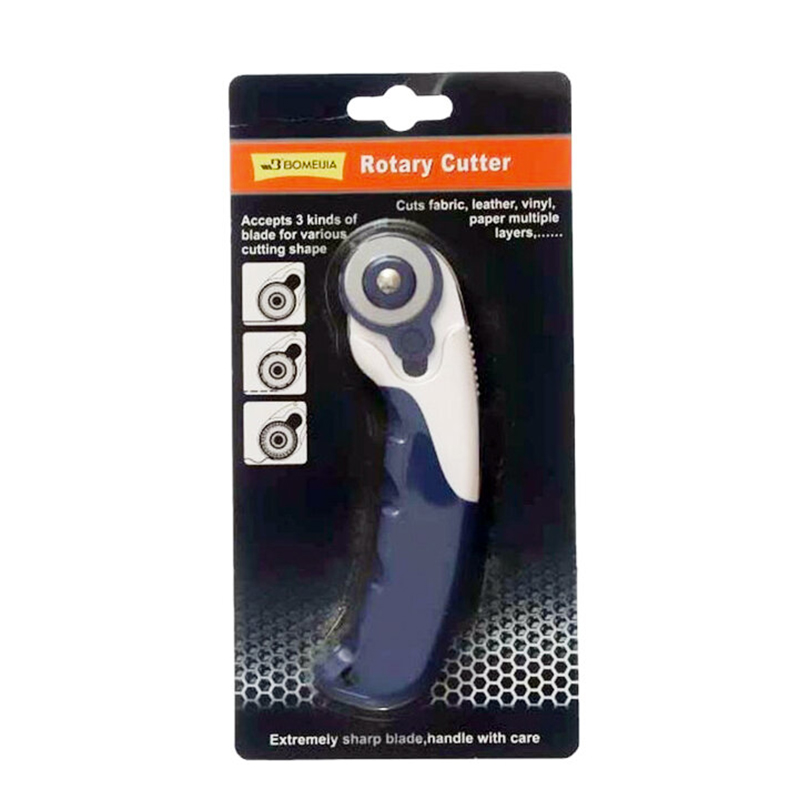 Picture of Rotary Cutter With Plastic Needle 1 Blades 45mm - Blue White 1ps
