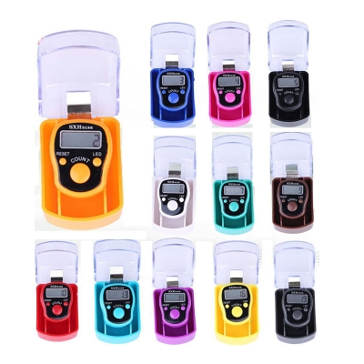 Picture of Digital LED Tasbih-Ring Mini Finger Counter LCD Tally- Easy Counting Tool Easy to Use and Maintain (Random China Brand Will Be Sent) 