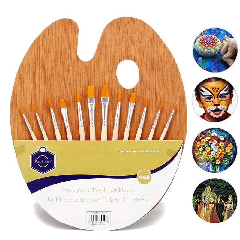 Picture of KeepSmilling New 12ps Artist Brush & Plette 