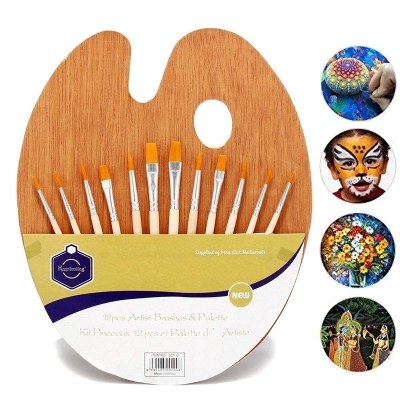 Picture of KeepSmilling New 12ps Artist Brush & Plette 