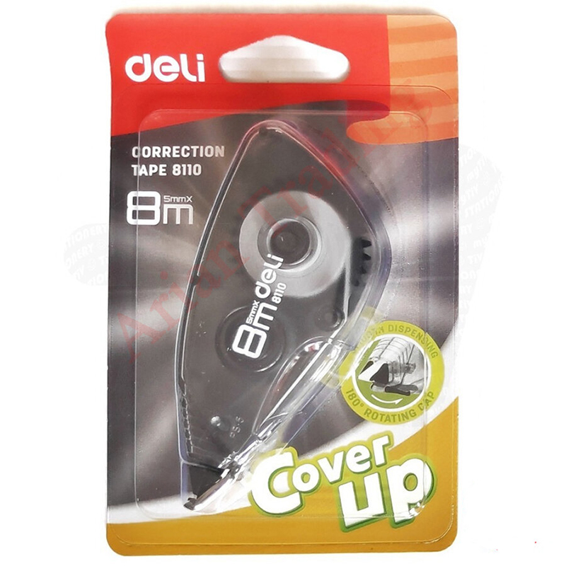 Picture of High Quality - Deli's Correction tape 8110-1 pice - Easy to Use And Maintain - Refine and Excellent - Reliable and Durable Multicolor