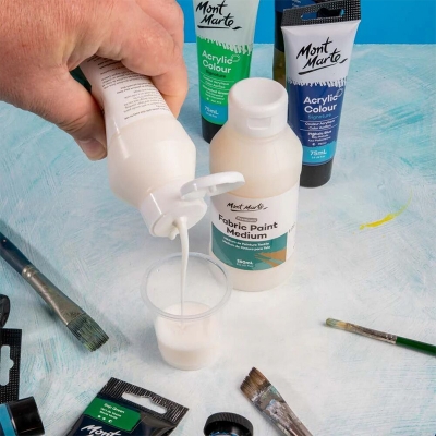 Picture of Mont Marte Fabric Paint Medium Premium 250ml