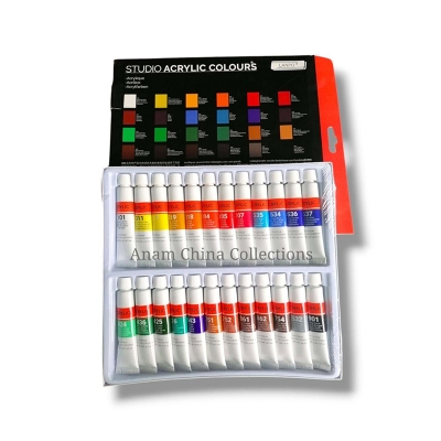 Picture of Lanpo 12 & 24 colors 12ml Acrylic Paints Artist Tubes Set for Children and Beginners 