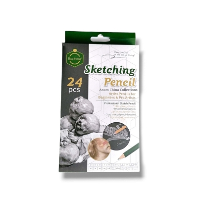 Picture of Keepsmiling Sketching Pencil 24Pcs Set .Artist Pencils for Beginners & Pro Artist 24ps